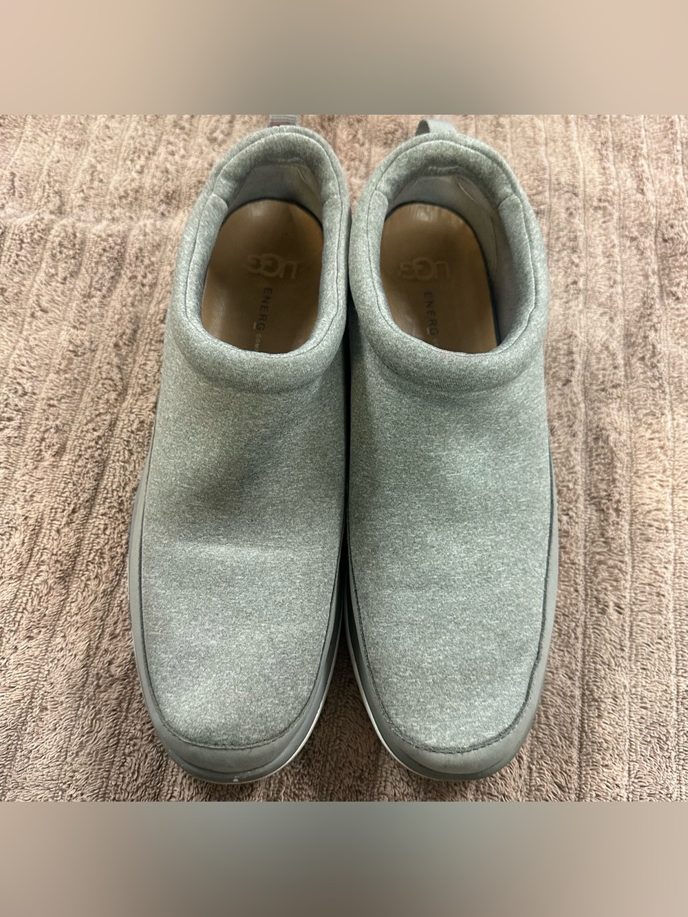 UGG Men’s Grey Suede Slip-On Boot Sneakers
